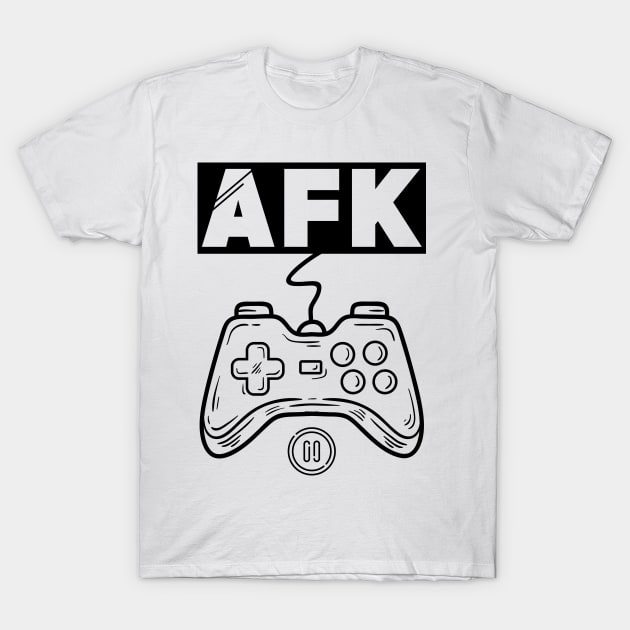 AFK - gaming T-Shirt by holy mouse